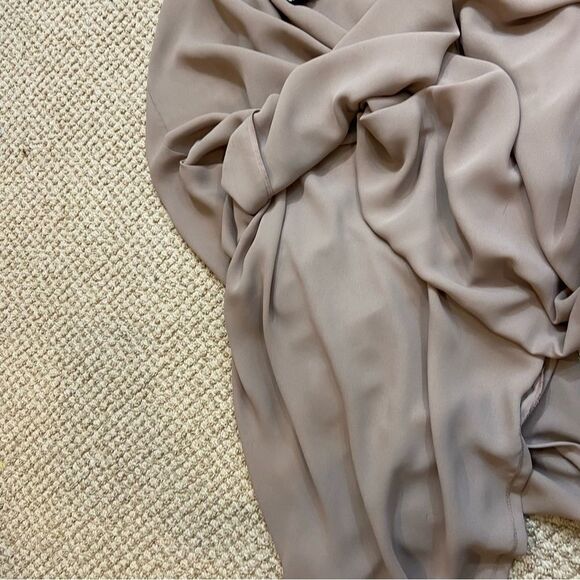 Rare Vintage Lucy Ann Beverly Hills Sequin Detail Long‎ Chiffon Gown Size Large - Picture 5 of 15